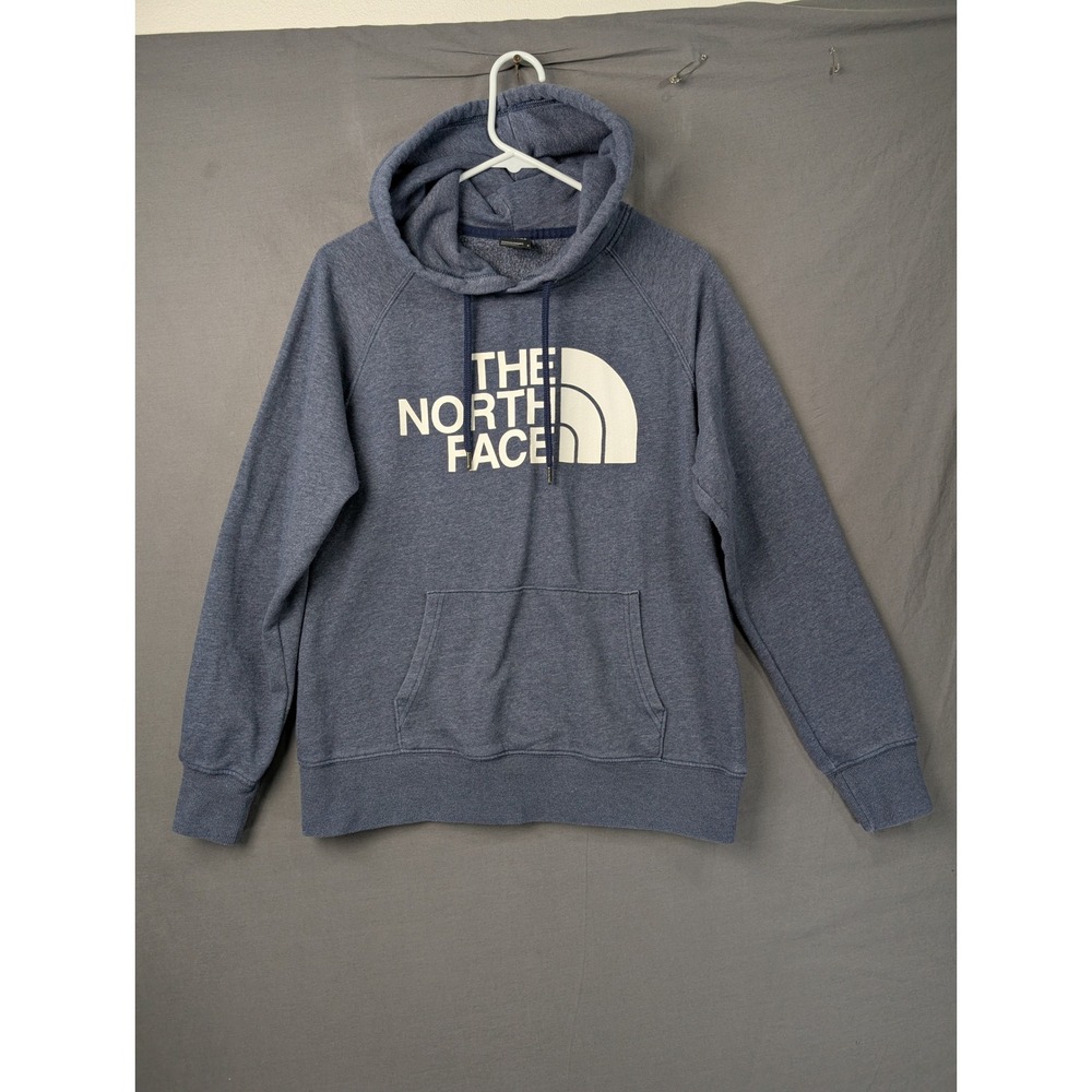 The North Face Womens Half Dome Pullover Hoodie Blue Heather Small WL061